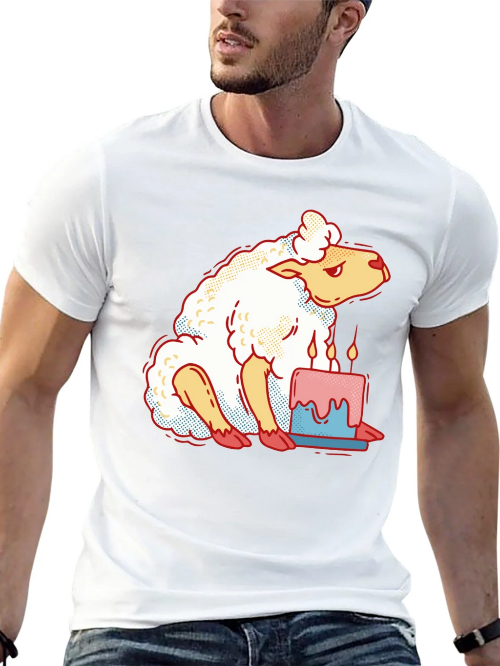 Grumpy Birthday Sheep T-Shirt