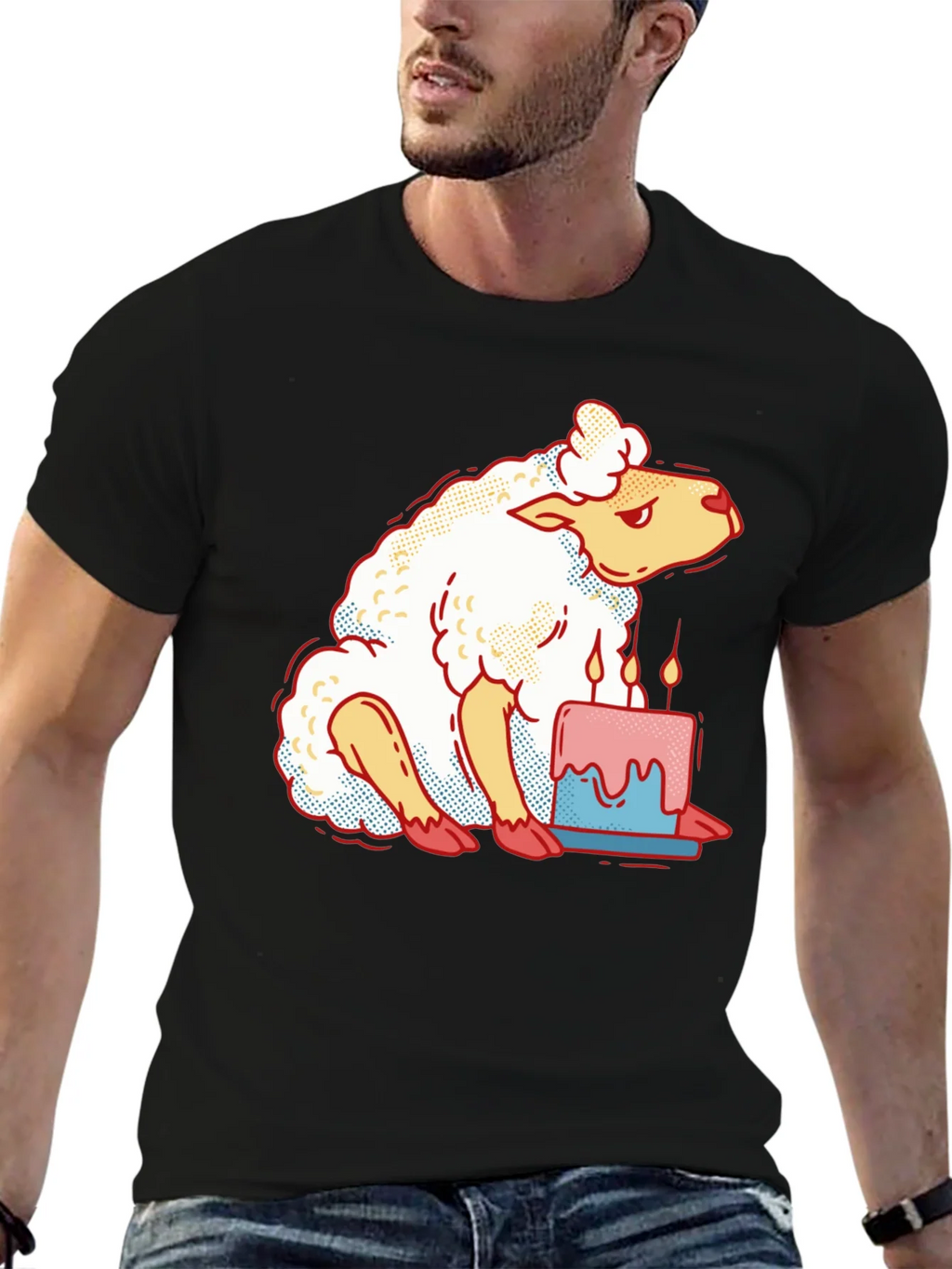 Grumpy Birthday Sheep T-Shirt