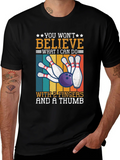 Bowling with 2 Fingers & A Thumb T-Shirt