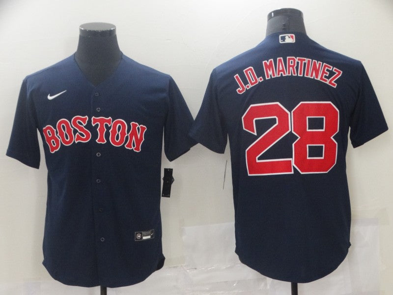 Men's Boston Red Sox J.D. Martinez #28 Navy Replica Baseball jersey