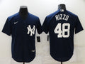 Men's New York Yankees Anthony Rizzo #48 Navy Replica Baseball Jersey1