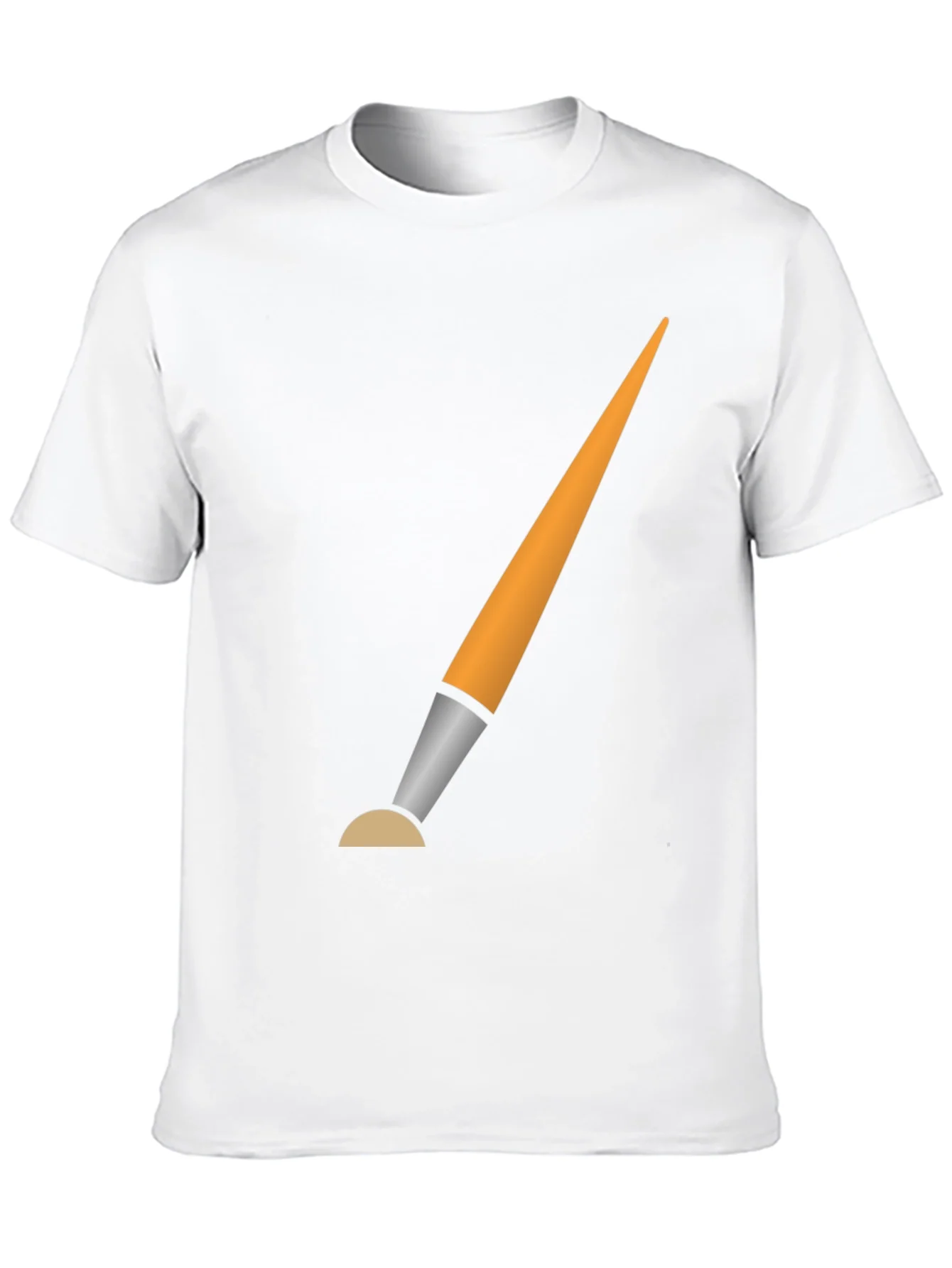 Brush Graphic Black T-Shirt