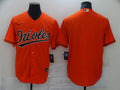 Men's Baltimore Orioles Orange Alternate Replica Blank Jersey1