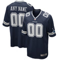 Dallas Cowboys Navy Custom Game Jersey