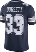 D.Cowboys #33 Tony Dorsett Vapor Limited Jersey - Navy Stitched American Football Jerseys