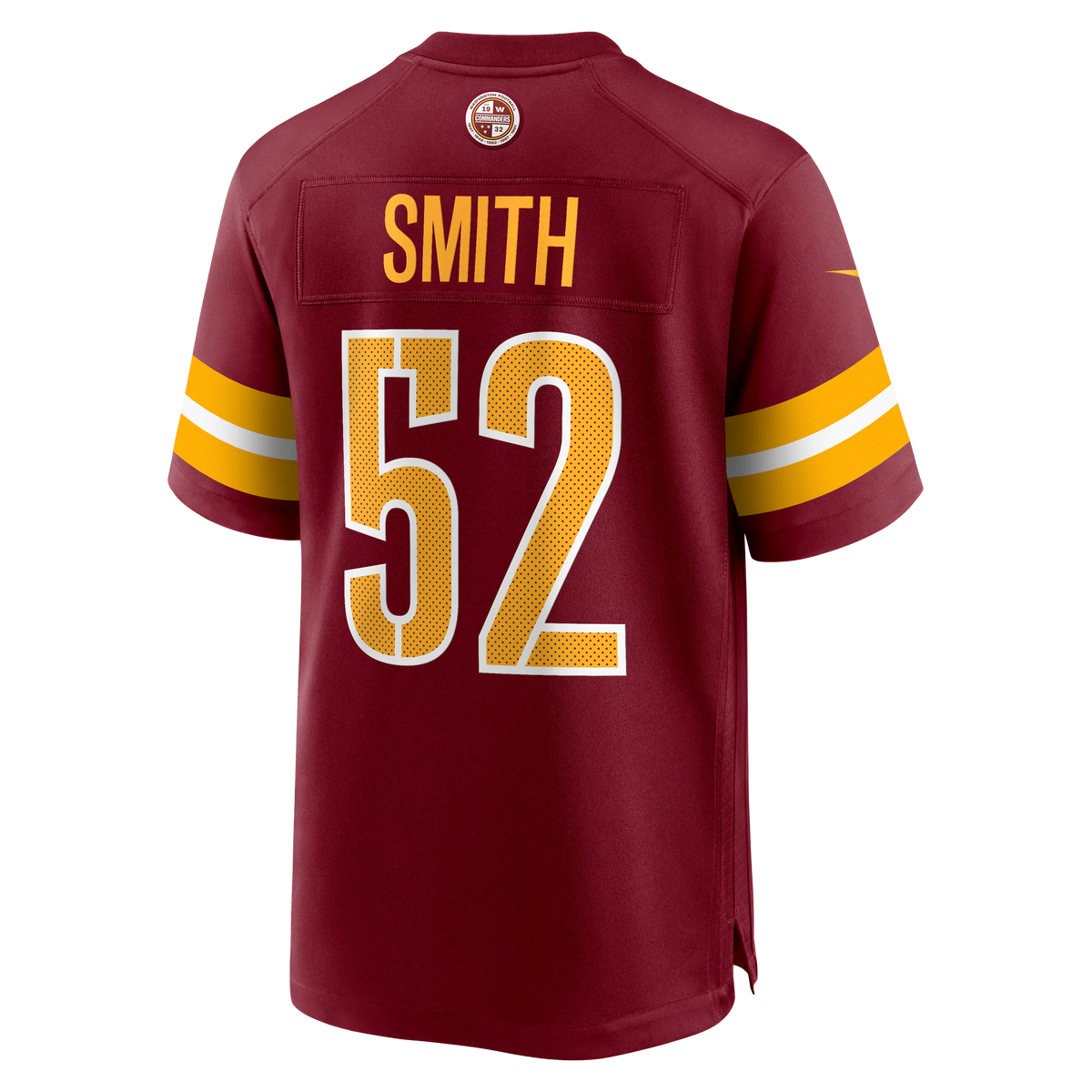 Washington Commanders Preston Smith Burgundy Team Game Jersey