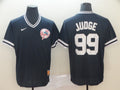 Men's New York Yankees Aaron Judge #99 Navy Stitched Jersey1