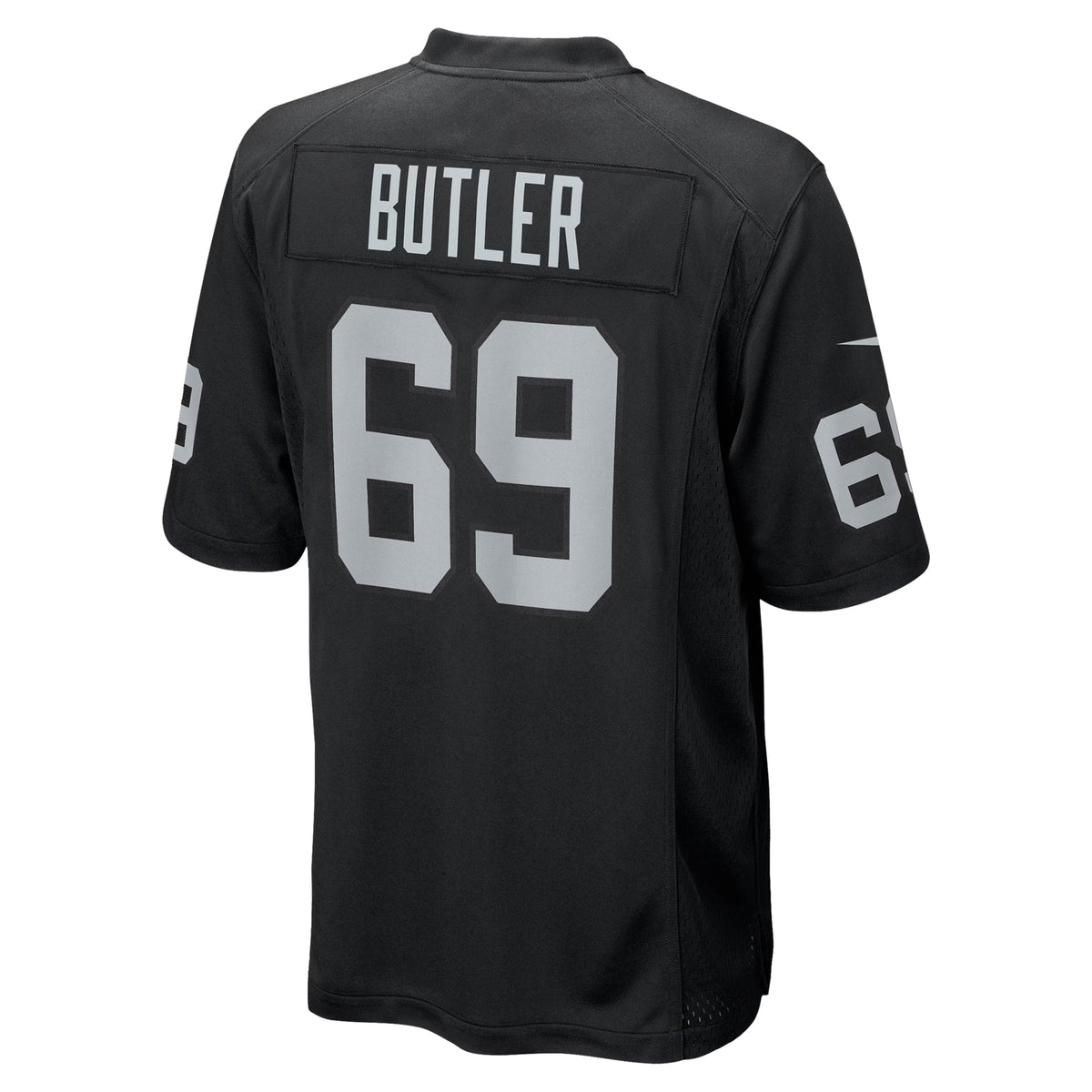 Las Vegas Raiders Adam Butler Black Team Game Jersey