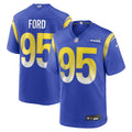 Los Angeles Rams Poona Ford Royal Team Game Jersey