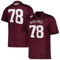 #78 M.State Bulldogs Dowsing x Bell 50 Years Premier Strategy Jersey Maroon Football Jersey Stitched American College Jerseys