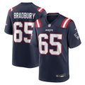 New England Patriots Garrett Bradbury Navy Team Game Jersey