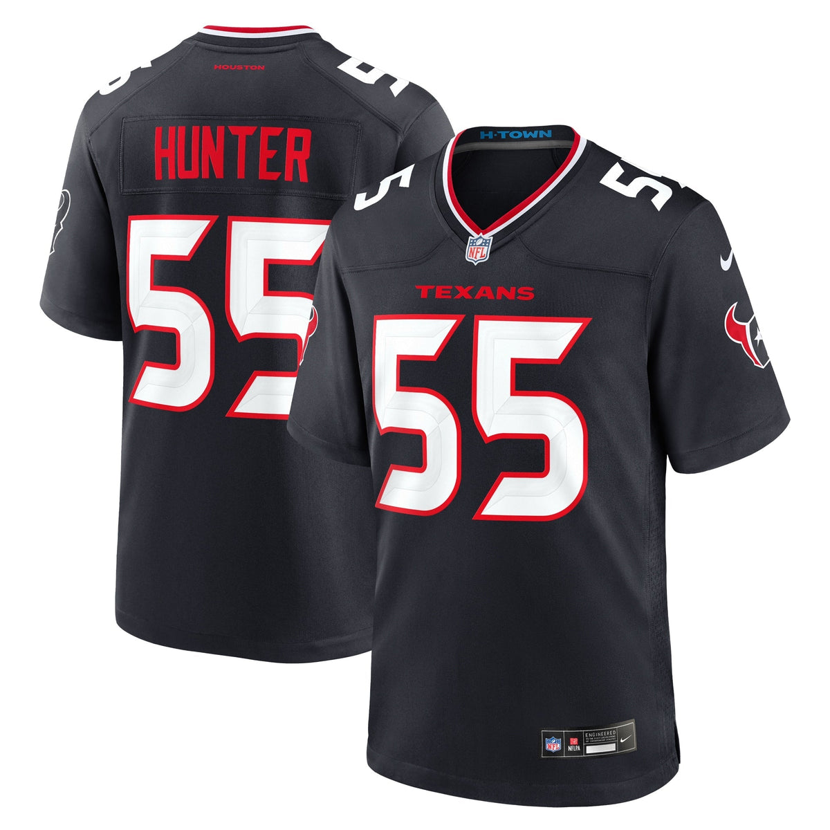 Houston Texans Danielle Hunter Navy Team Game Jersey