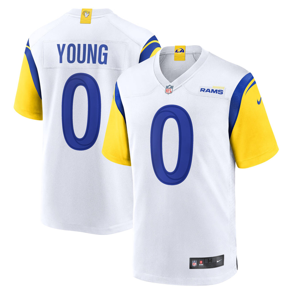 Los Angeles Rams Byron Young White Team Game Jersey