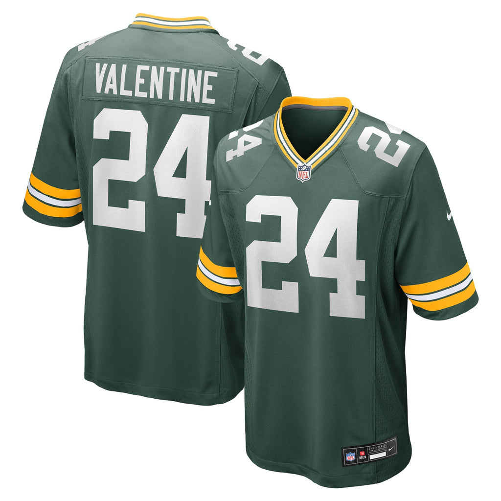 Green Bay Packers Carrington Valentine Green Game Jersey