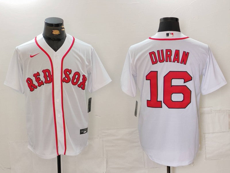 Men's Boston Red Sox Jarren Duran #16 White Home Replica Player jersey