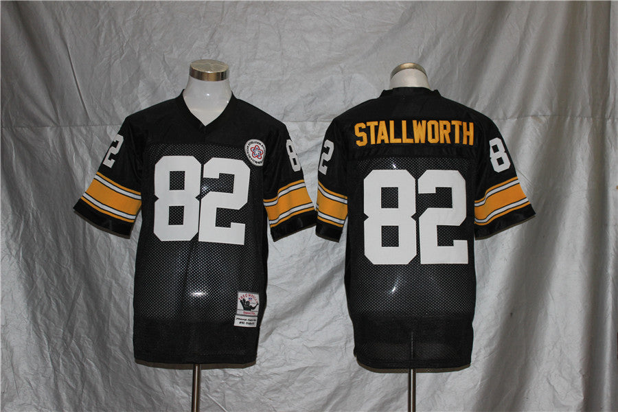 Men's Pittsburgh Steelers John Stallworth Black Legacy Replica jersey