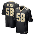 Eric Wilson New Orleans Saints Nike Game   Jersey - Black