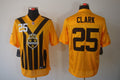 Men's Pittsburgh Steelers Ryan Clark #25 Gold Game jersey