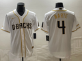 Men's Arizona Diamondbacks Ketel Marte #4 White Replica Baseball jersey