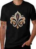 Fleur-de-lis Graphic Black T-Shirt