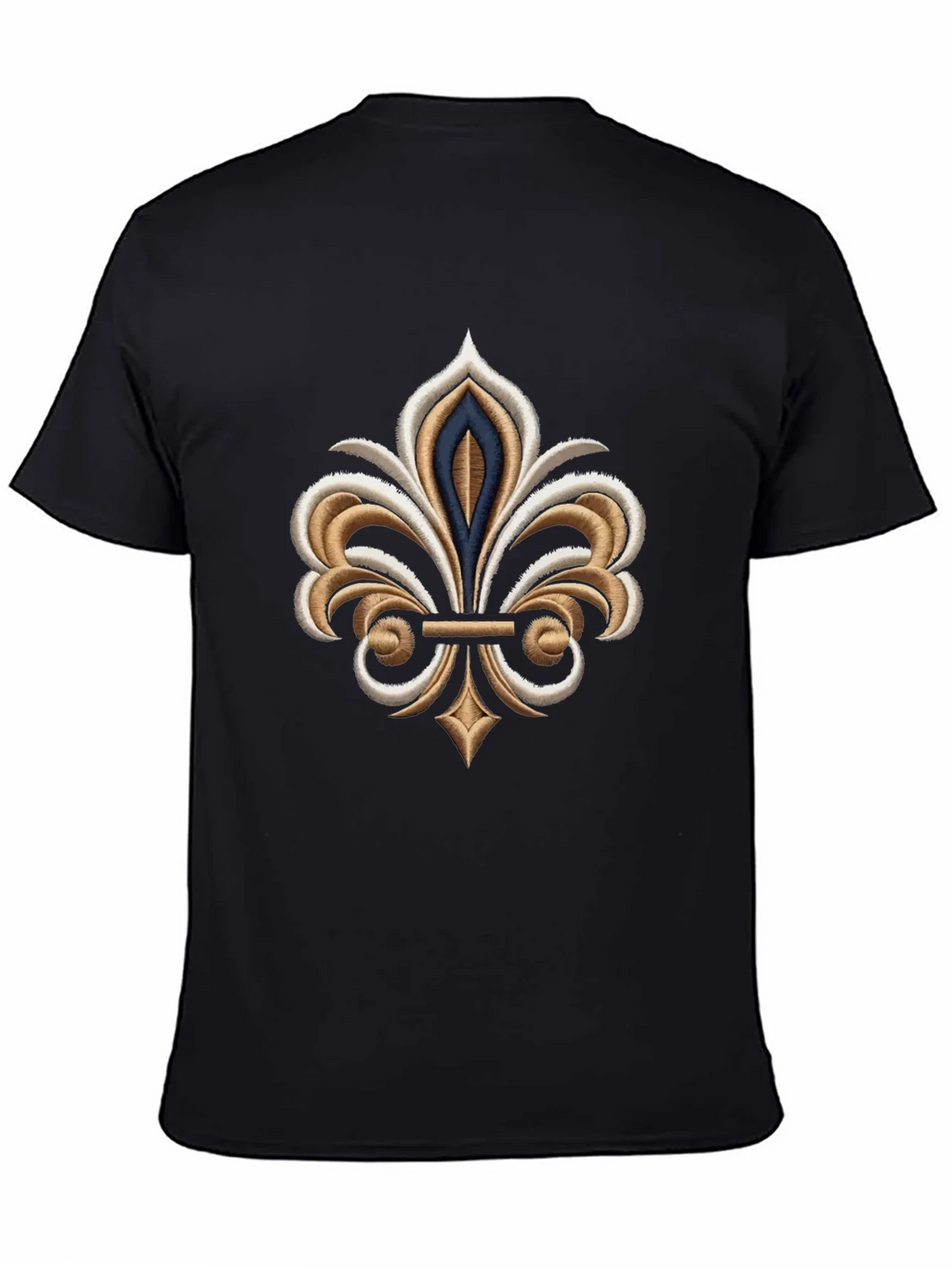 Fleur-de-lis Graphic Black T-Shirt