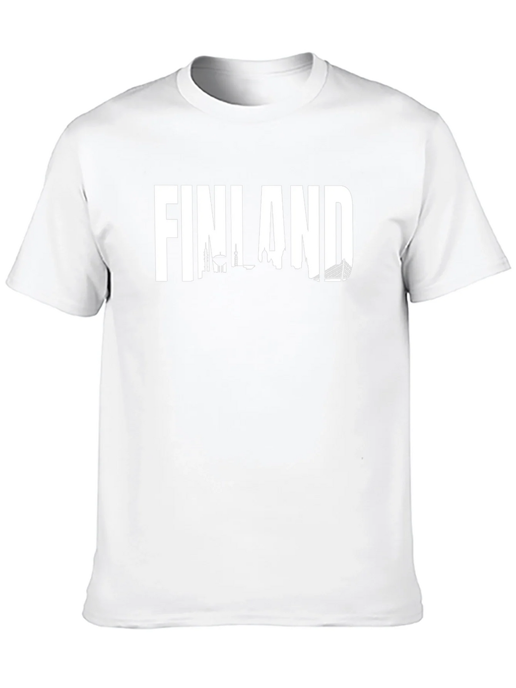 Finland Skyline Graphic Tee - Black