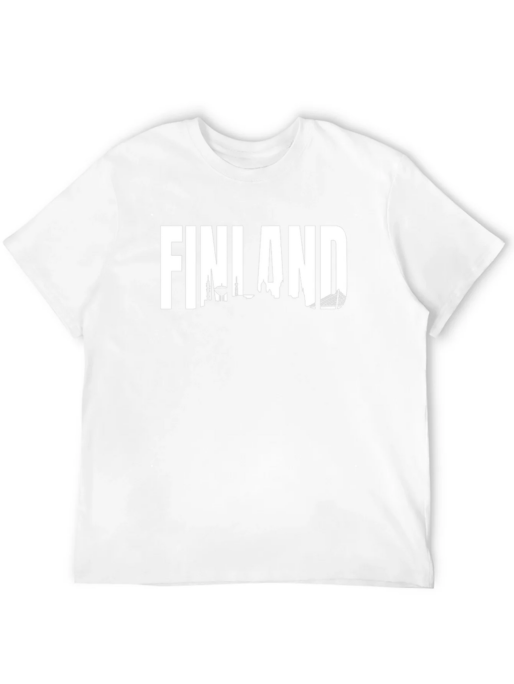 Finland Skyline Graphic Tee - Black
