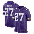 Minnesota Vikings Jordan Mason Purple Team Game Jersey