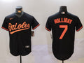 Men's Baltimore Orioles Jackson Holliday #7 Black Replica Player jersey