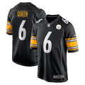 Pittsburgh Steelers Patrick Queen Black Game Jersey