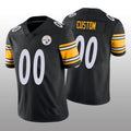 custom Pittsburgh Steelers Black Vapor Limited jersey Stitched American Football Jerseys