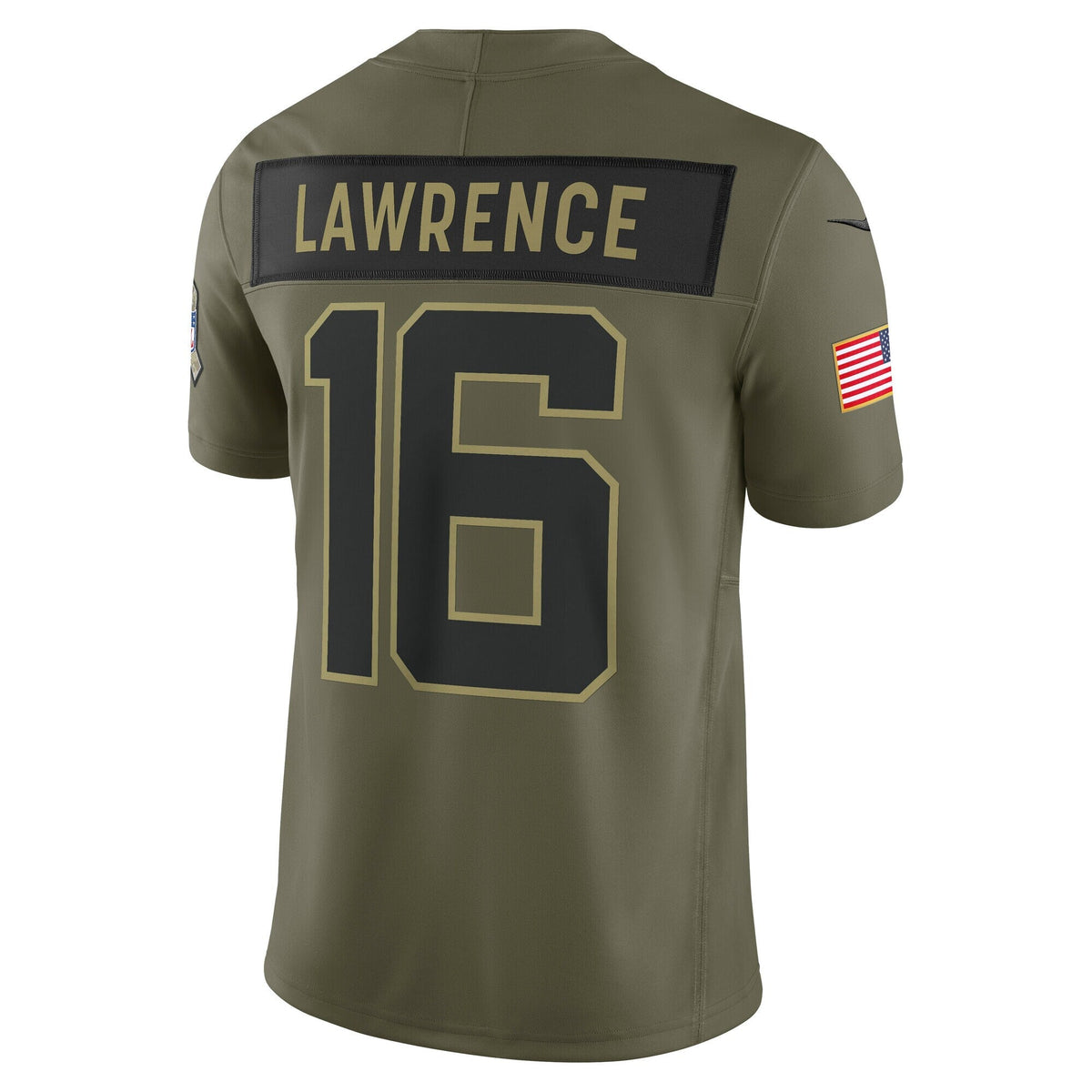 Jacksonville Jaguars Trevor Lawrence Olive 2025 Salute to Service Limited Jersey