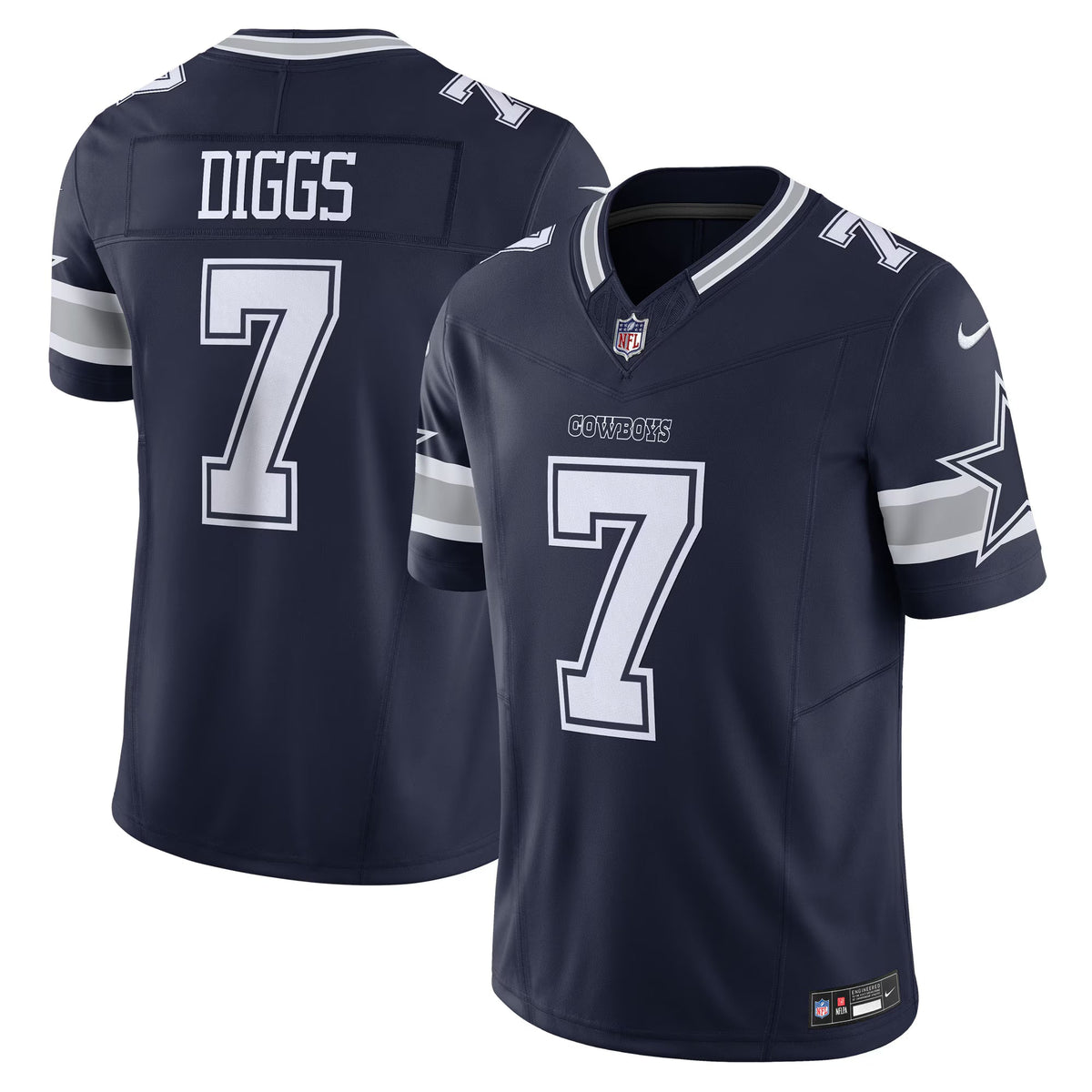 Dallas Cowboys Trevon Diggs Navy Vapor F.U.S.E. Limited Jersey
