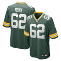 Green Bay Packers Jacob Monk Green Game Jersey