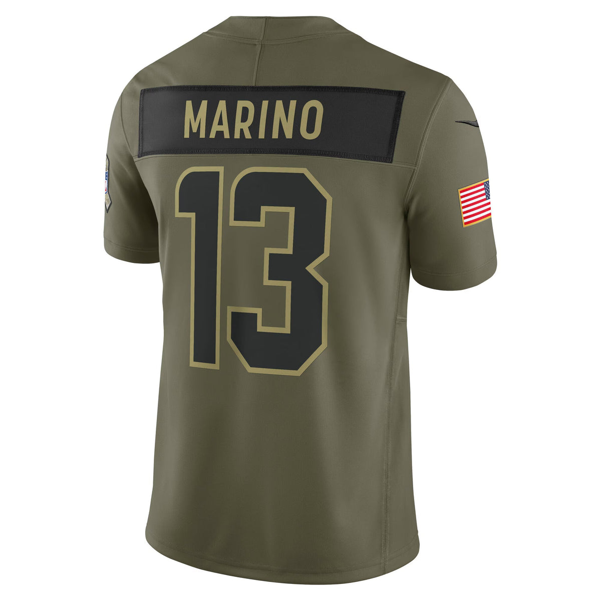 Miami Dolphins Dan Marino Olive 2025 Salute to Service Retired Limited Jersey
