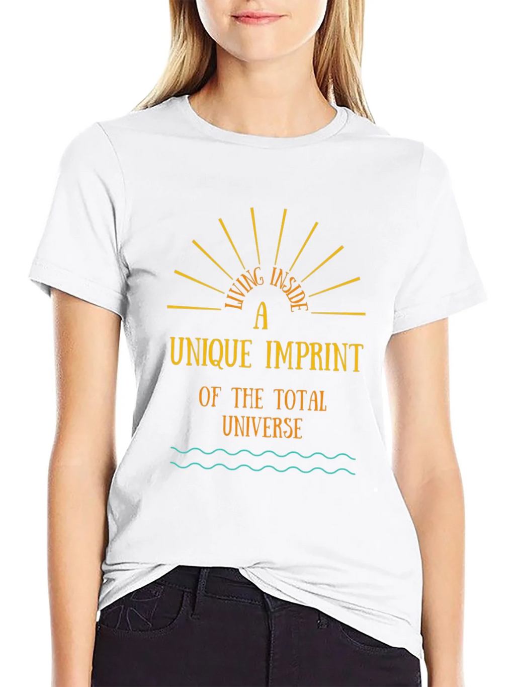 Unique Imprint Tee - Living Inside the Universe
