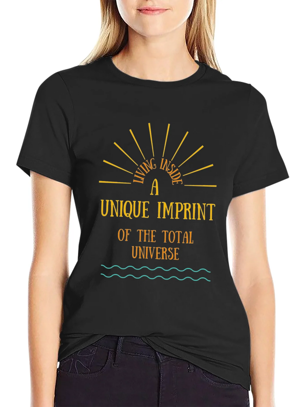 Unique Imprint Tee - Living Inside the Universe
