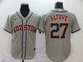 Men's Houston Astros Jose Altuve #27 Gray Replica Baseball jersey