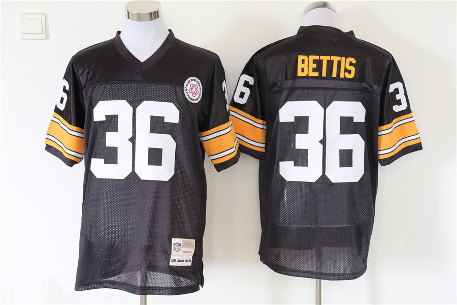 Men's Pittsburgh Steelers Jerome Bettis Black Legacy Replica jersey