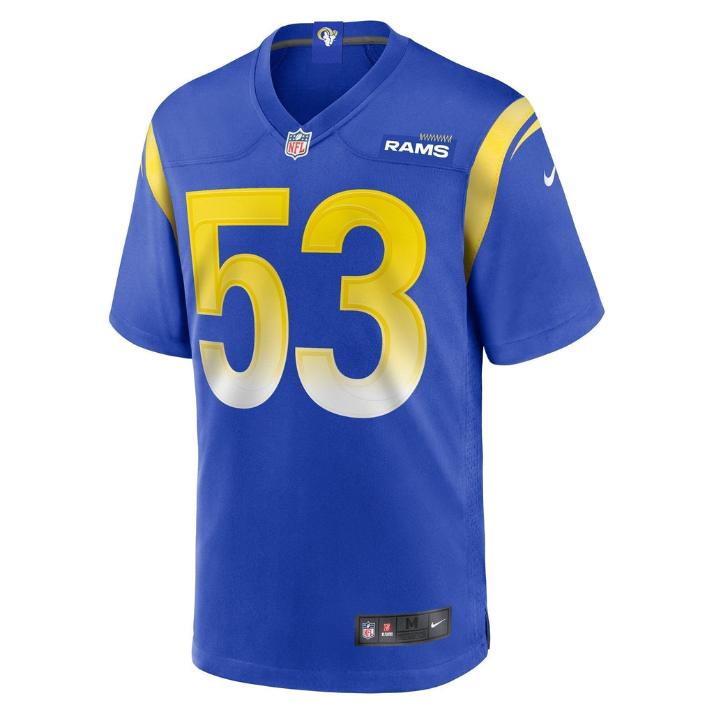 Ernest Jones Los Angeles Rams Nike Game   Jersey - Royal