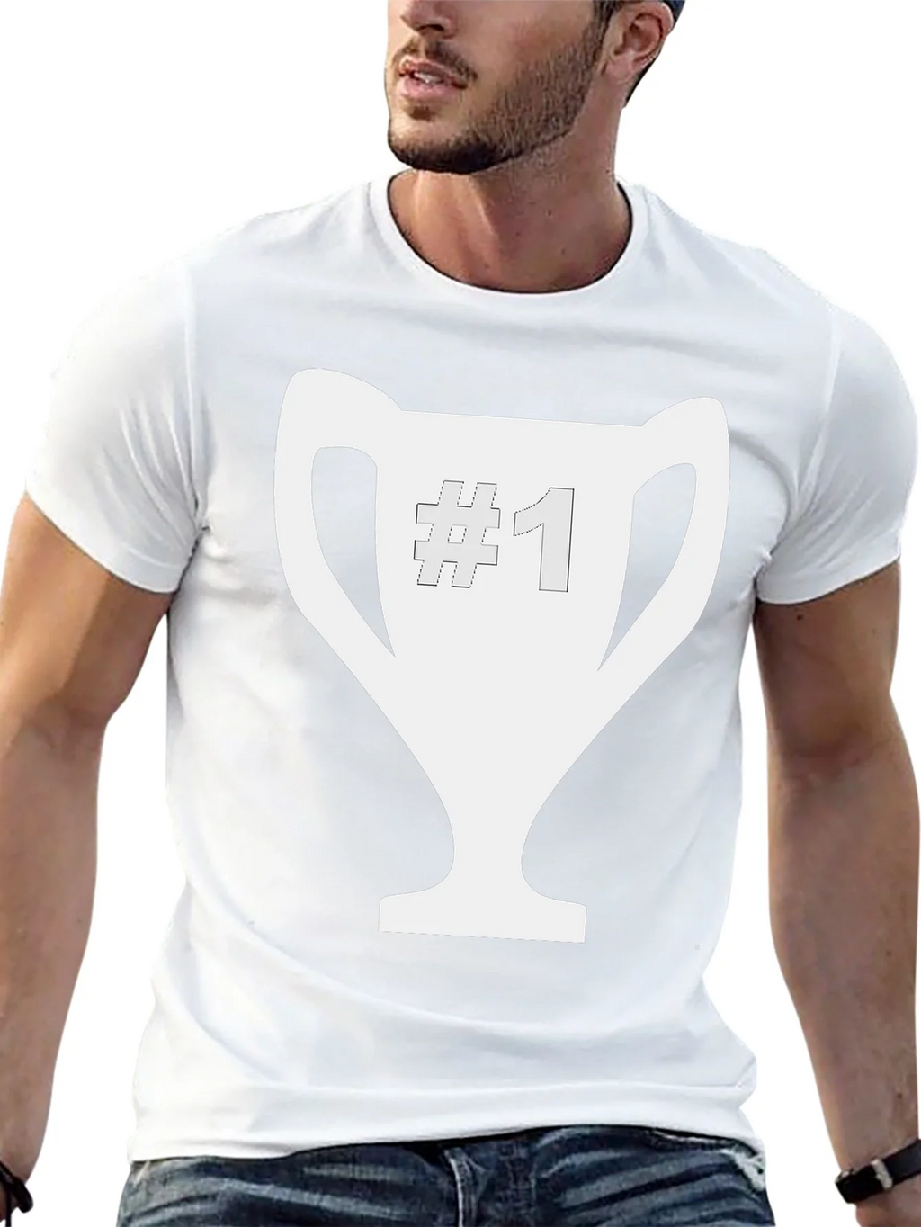 Number One Champion Black Tee