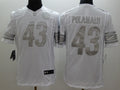 Men's Pittsburgh Steelers Troy Polamalu #43 White Game Player jersey