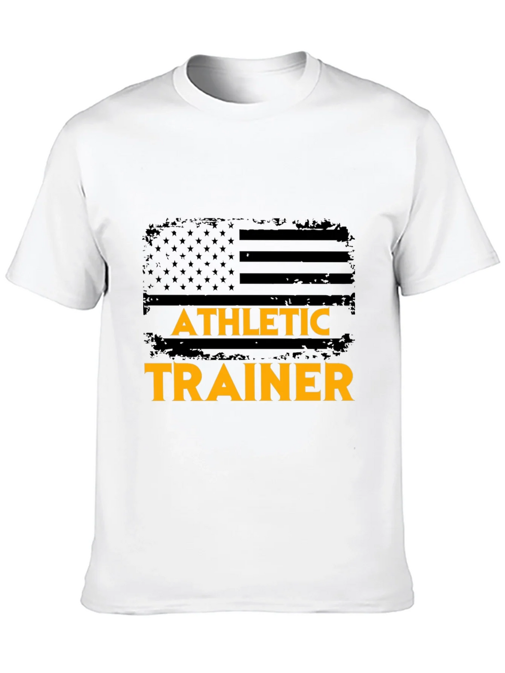 Athletic Trainer US Flag Graphic T-Shirt