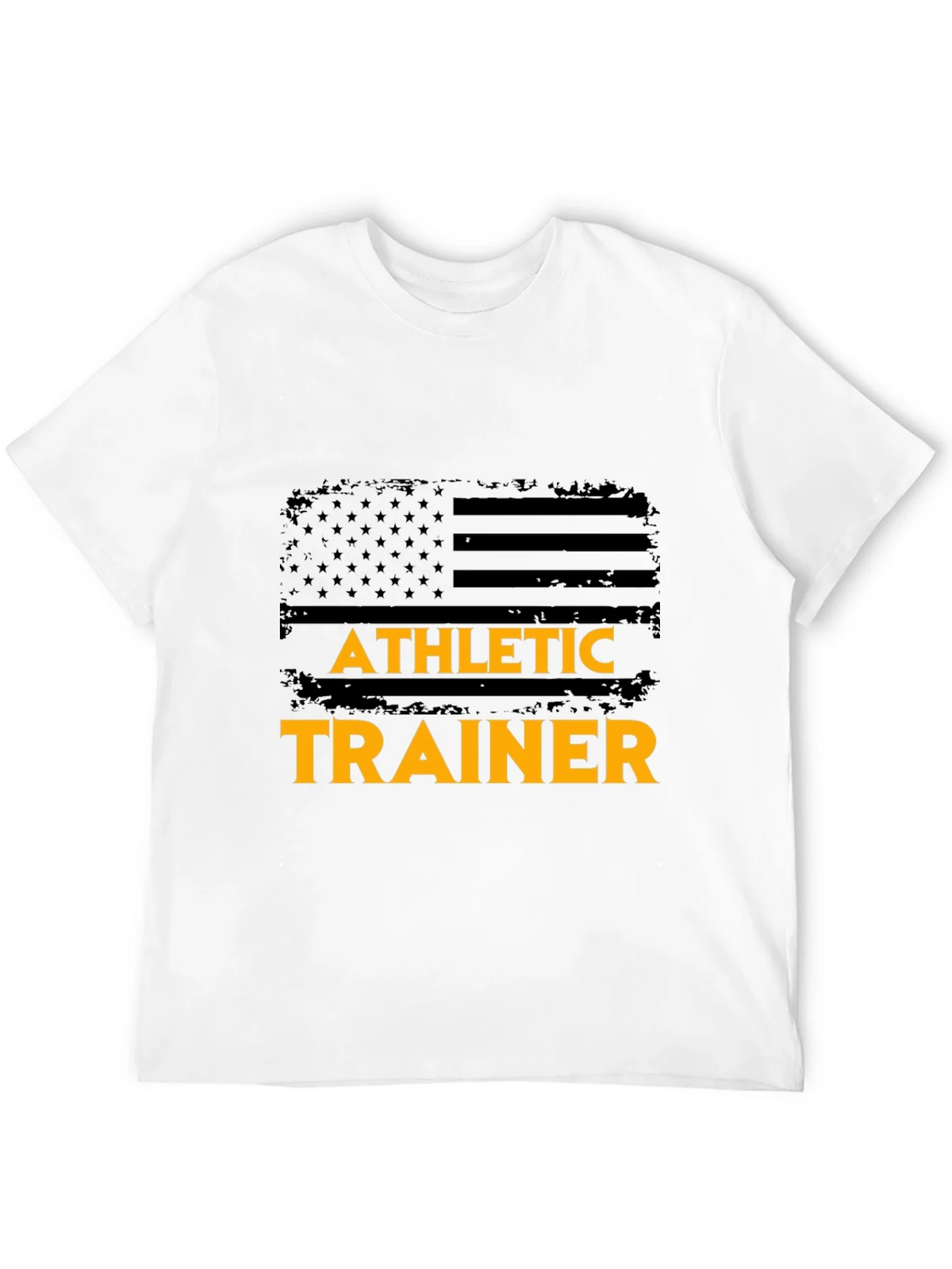 Athletic Trainer US Flag Graphic T-Shirt