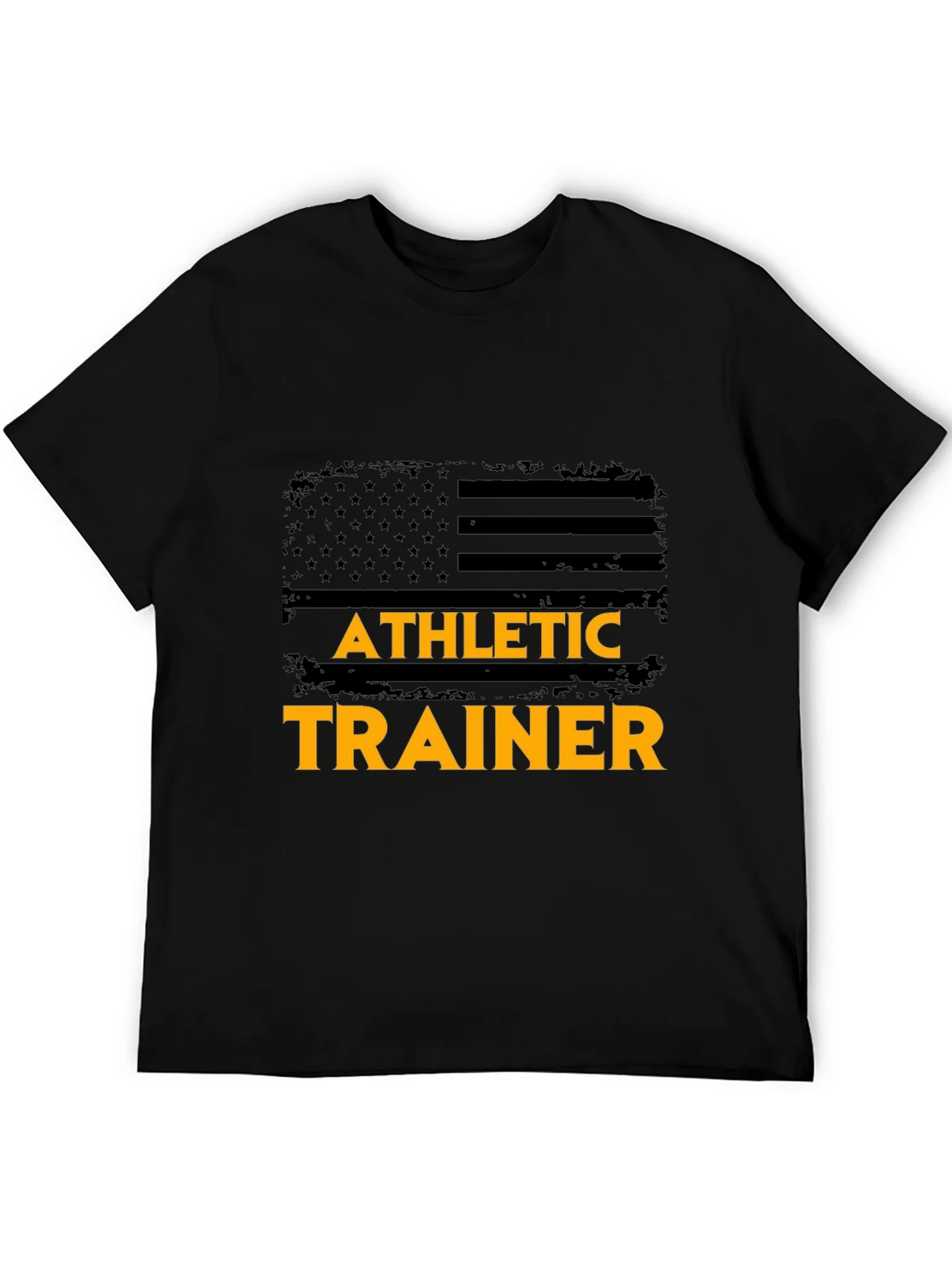 Athletic Trainer US Flag Graphic T-Shirt