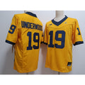 Bryce Underwood Michigan Wolverines Jersey  Yellow