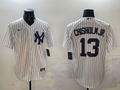 Men's New York Yankees Jazz Chisholm Jr. #13 White Home Limited Player Jersey1