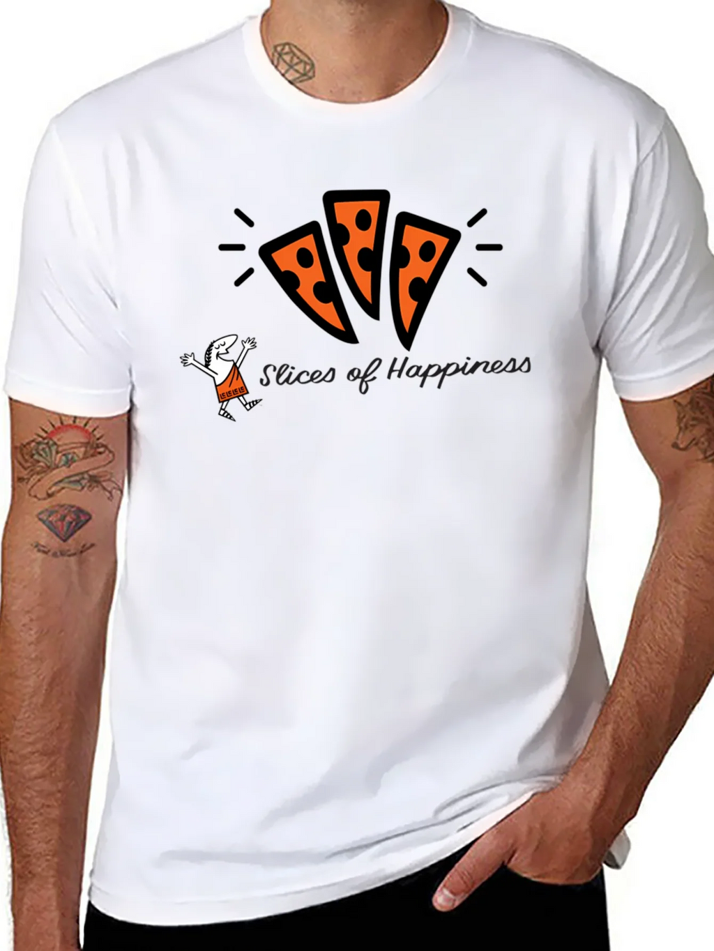 Slice of Happiness Graphic T-Shirt
