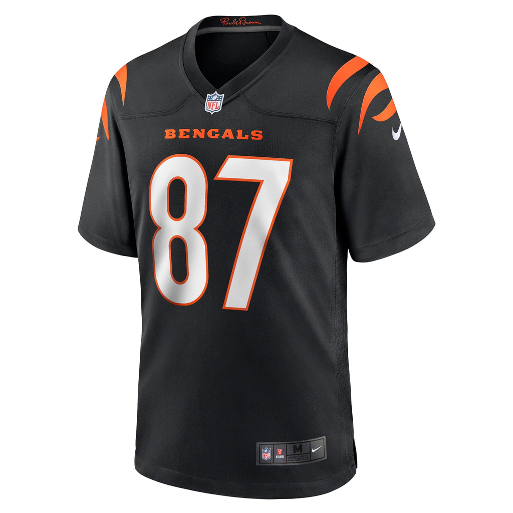 Cincinnati Bengals Tanner Hudson Black Home Game Player Jersey