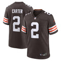 Cleveland Browns DeAndre Carter Brown Team Game Jersey
